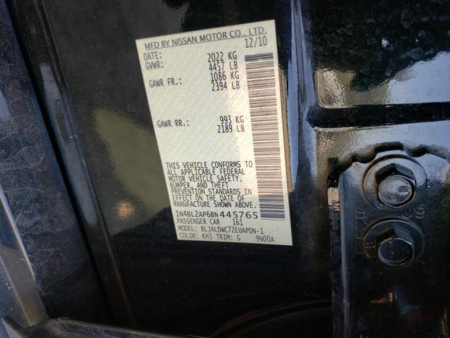 صورة رقم 10 من المزاد - 2011 NISSAN ALTIMA SR مع VIN 1N4BL2AP6BN445765