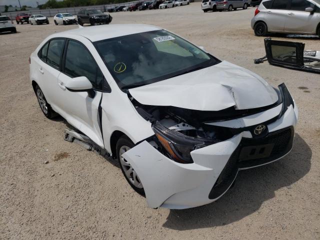 TOYOTA COROLLA LE 2021 with VIN 5YFEPMAE7MP195481 - Photo from auction