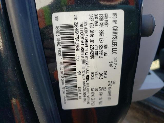 Photo 10 from auction – 2008 DODGE GRAND CARA with VIN 2D8HN54P78R130806