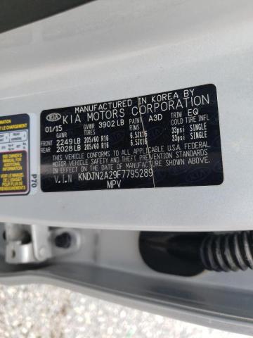 Photo 10 from auction – 2015 KIA SOUL with VIN KNDJN2A29F7795289