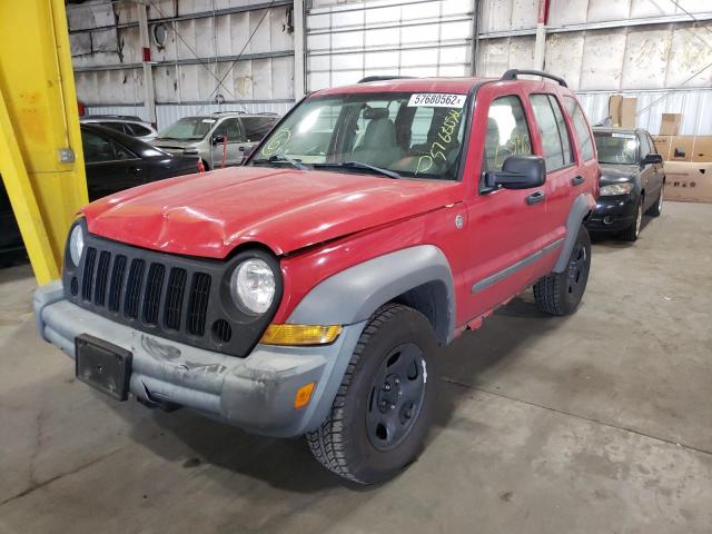 Photo 2 from auction – 2005 JEEP LIBERTY SP with VIN 1J4GL48K75W599514