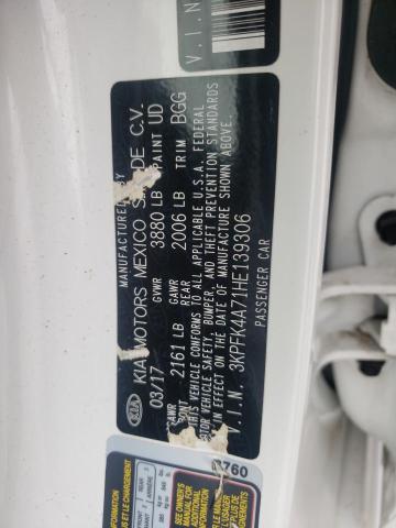 Photo 10 from auction – 2017 KIA FORTE LX with VIN 3KPFK4A71HE139306