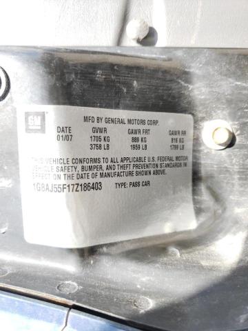 Photo 10 from auction – 2007 SATURN ION with VIN 1G8AJ55F17Z186403