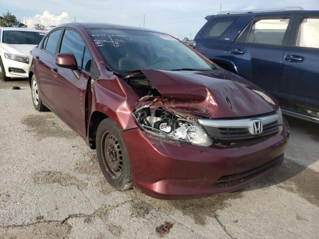 Photo 1 from auction – 2012 HONDA CIVIC LX with VIN 2HGFB2F54CH612884