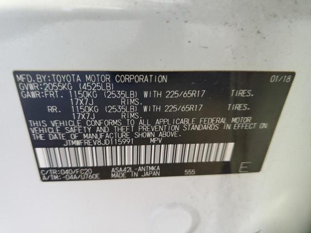 Photo 10 from auction – 2018 TOYOTA RAV4 ADVEN with VIN JTMWFREV8JD115991