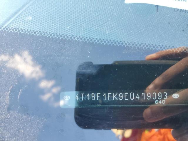 Photo 10 from auction – 2014 TOYOTA CAMRY L with VIN 4T1BF1FK9EU419093