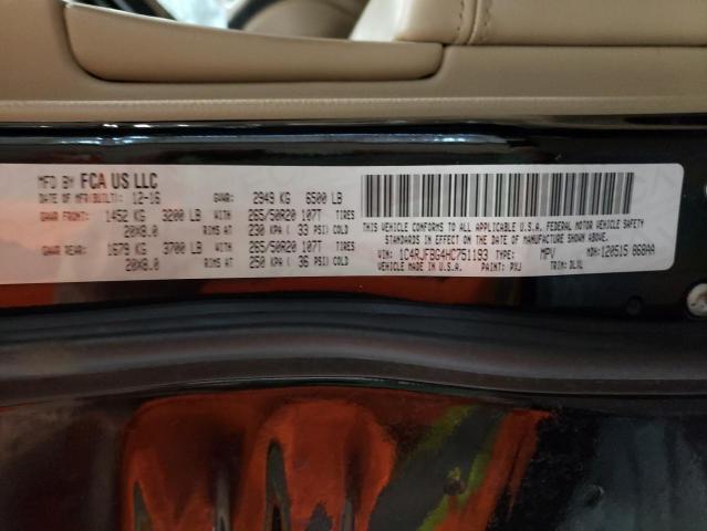 Photo 10 from auction – 2017 JEEP GRAND CHER with VIN 1C4RJFBG4HC751193