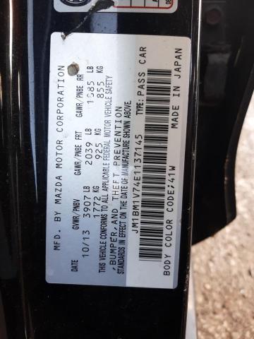 Photo 10 from auction – 2014 MAZDA 3 TOURING with VIN JM1BM1V74E1137145