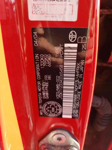 Photo 10 from auction – 2004 TOYOTA ECHO with VIN JTDKT123340065458