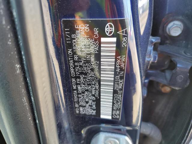 Photo 10 from auction – 2012 TOYOTA SCION XD with VIN JTKKU4B41C1019412