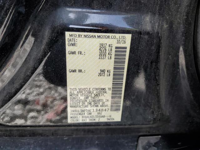 Photo 10 from auction – 2017 NISSAN ALTIMA 2.5 with VIN 1N4AL3AP1HC134847
