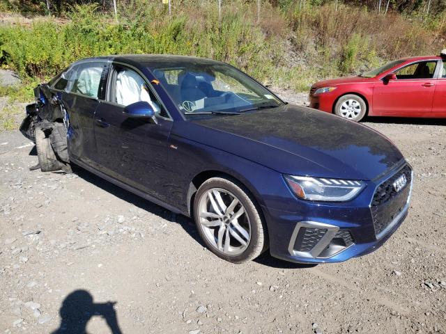 AUDI A4 PREMIUM 2020 with VIN WAUENAF48LN013140 - Photo from auction