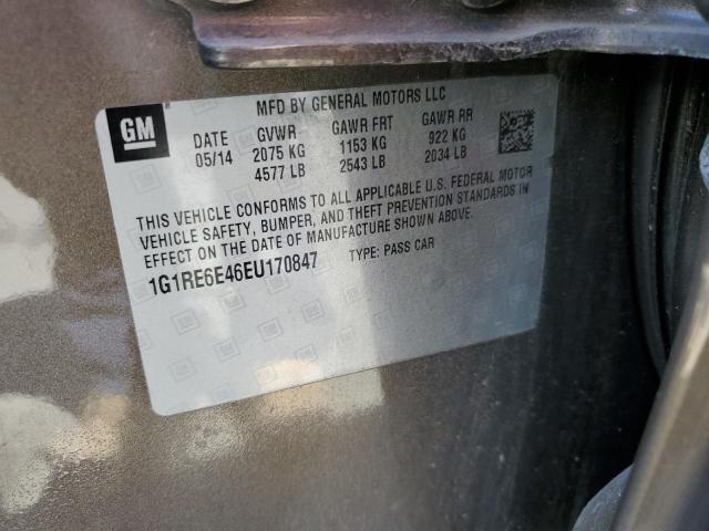 Photo 10 from auction – 2014 CHEVROLET VOLT with VIN 1G1RE6E46EU170847