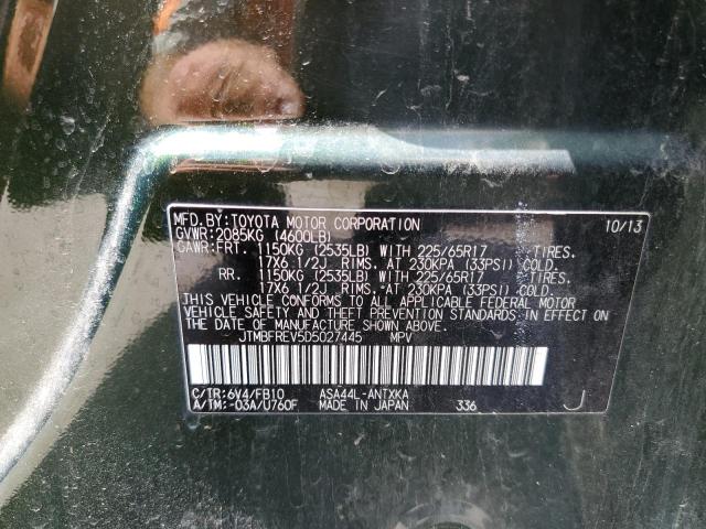 Photo 10 from auction – 2013 TOYOTA RAV4 LE with VIN JTMBFREV5D5027445