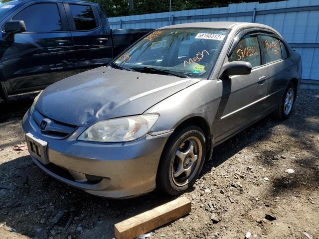 Photo 2 from auction – 2005 HONDA CIVIC LX with VIN 2HGES16555H528484