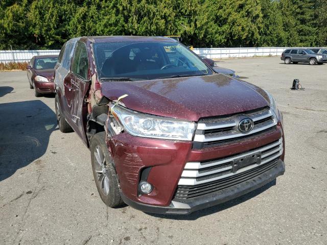TOYOTA HIGHLANDER 2018 with VIN 5TDJZRFH8JS853529 - Photo from auction