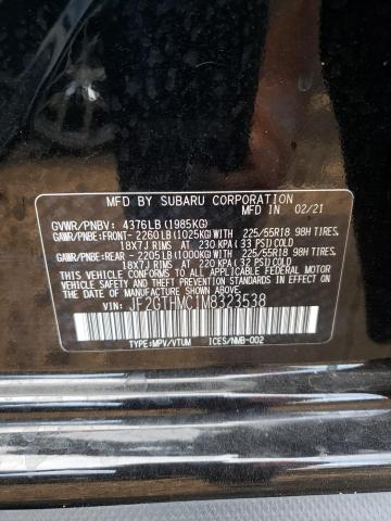 Photo 10 from auction – 2021 SUBARU CROSSTREK with VIN JF2GTHMC1M8323538