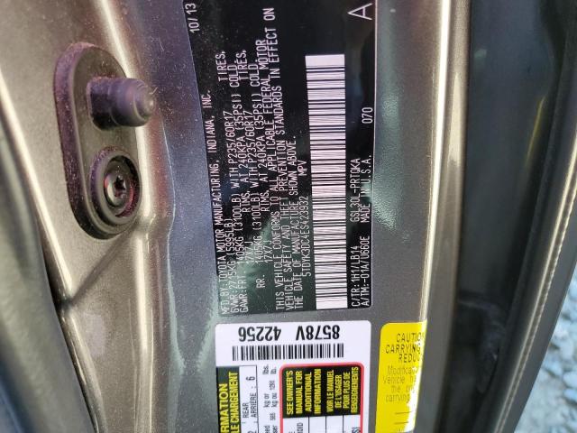 Photo 10 from auction – 2014 TOYOTA SIENNA XLE with VIN 5TDYK3DC4ES423932