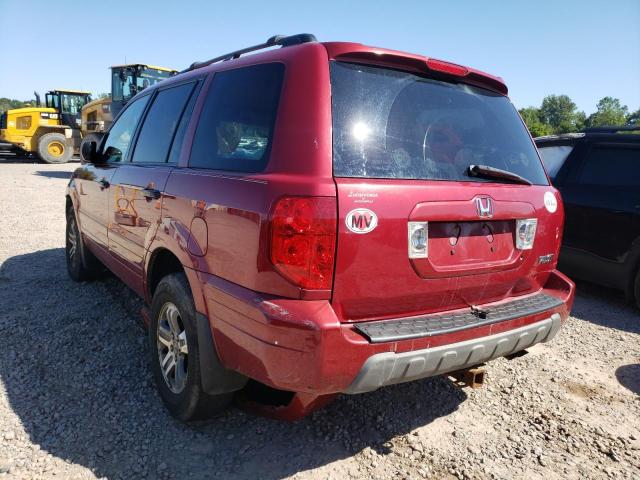 Photo 3 from auction – 2004 HONDA PILOT EXL with VIN 2HKYF18574H516193