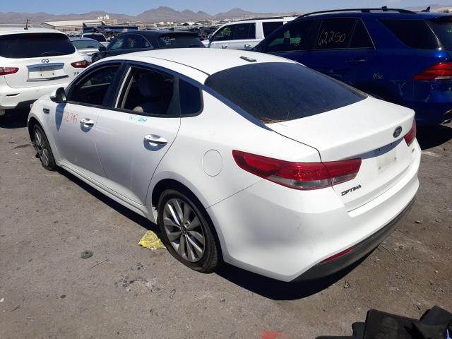 Photo 3 from auction – 2016 KIA OPTIMA EX with VIN 5XXGU4L30GG069389
