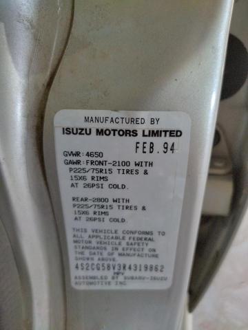 Photo 10 from auction – 1994 ISUZU RODEO S with VIN 4S2CG58V3R4319862