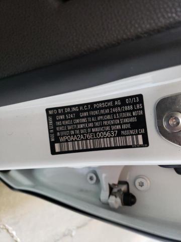 Photo 10 from auction – 2014 PORSCHE PANAMERA 2 with VIN WP0AA2A76EL005637