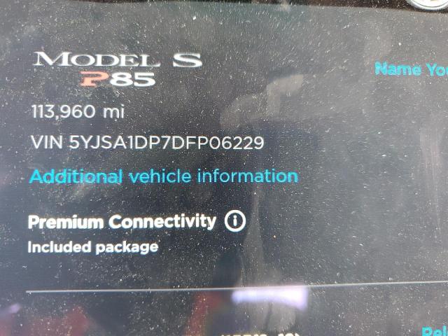 Photo 8 from auction – 2013 TESLA MODEL S with VIN 5YJSA1DP7DFP06229