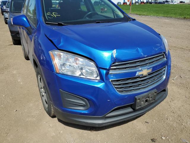Photo 9 from auction – 2016 CHEVROLET TRAX LS with VIN KL7CJKSB7GB653392