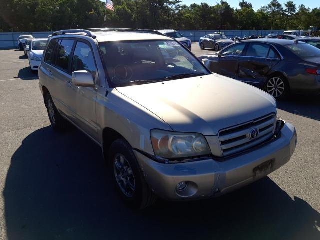 TOYOTA HIGHLANDER 2005 with VIN JTEEP21A450108600 - Photo from auction