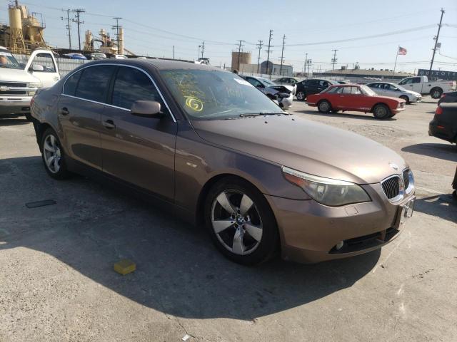 BMW 525 I 2007 with VIN WBANE53557CK92536 - Photo from auction
