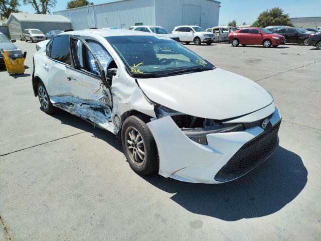 TOYOTA COROLLA LE 2020 with VIN JTDEBRBE7LJ000444 - Photo from auction