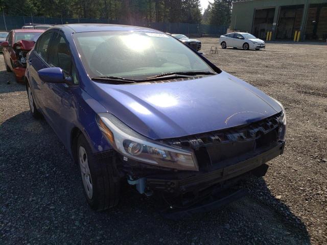 KIA FORTE LX 2017 with VIN 3KPFL4A75HE121355 - Photo from auction