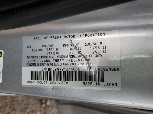 Photo 10 from auction – 2009 MAZDA 3 I with VIN JM1BK32G991244056