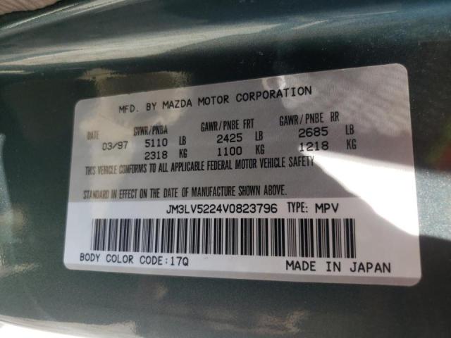 Photo 10 from auction – 1997 MAZDA MPV WAGON with VIN JM3LV5224V0823796
