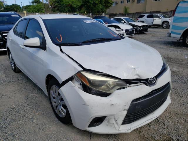 TOYOTA COROLLA L 2015 with VIN 2T1BURHE9FC334138 - Photo from auction