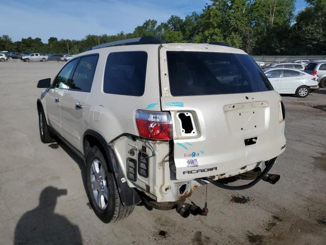 Photo 3 from auction – 2011 GMC ACADIA SLE with VIN 1GKKVNEDXBJ299355