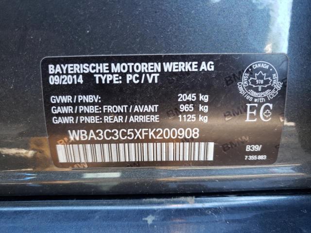 Photo 10 from auction – 2015 BMW 320 I XDRI with VIN WBA3C3C5XFK200908