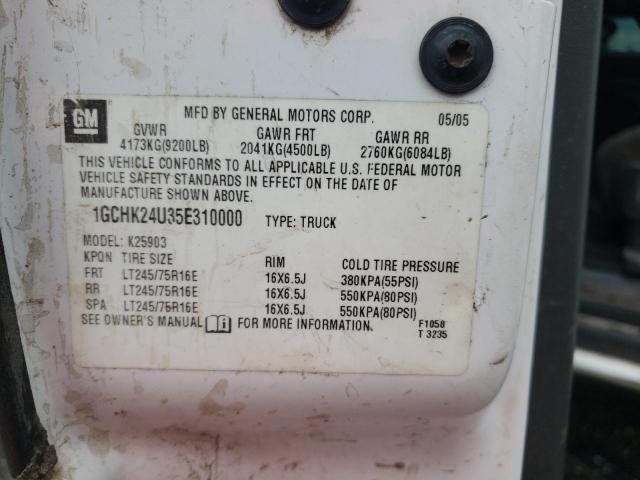 Photo 10 from auction – 2005 CHEVROLET SILVERADO with VIN 1GCHK24U35E310000