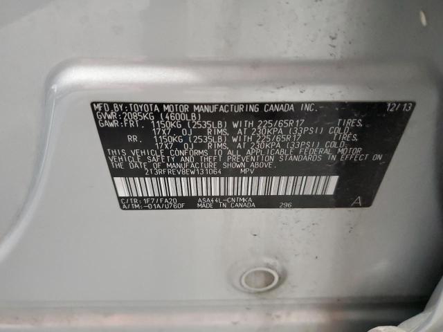Photo 10 from auction – 2014 TOYOTA RAV4 XLE with VIN 2T3RFREV8EW131064