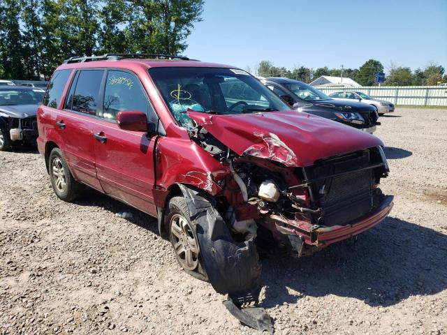 HONDA PILOT EXL 2004 with VIN 2HKYF18574H516193 - Photo from auction