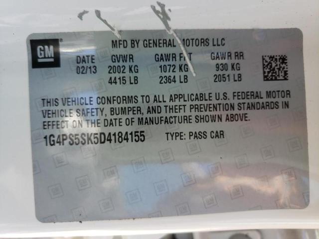 Photo 10 from auction – 2013 BUICK VERANO with VIN 1G4PS5SK5D4184155