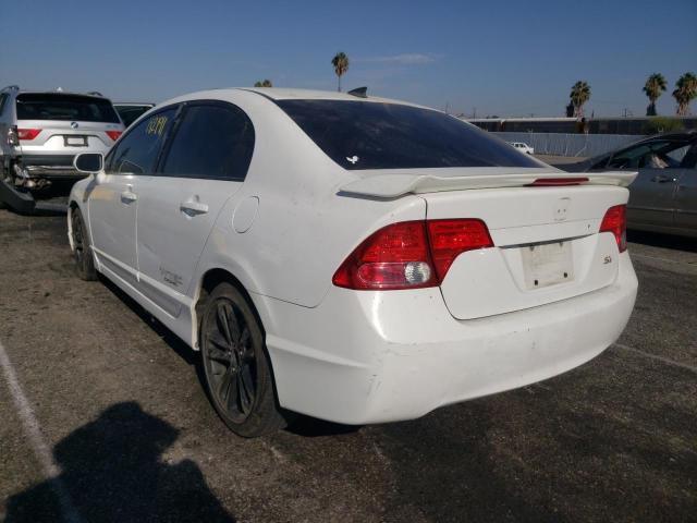 Photo 3 from auction – 2007 HONDA CIVIC SI with VIN 2HGFA55547H708350