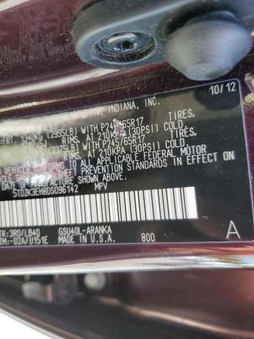 Photo 10 from auction – 2013 TOYOTA HIGHLANDER with VIN 5TDZK3EH8DS096142