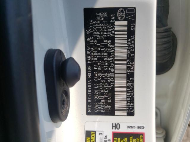 Photo 10 from auction – 2015 TOYOTA COROLLA L with VIN 2T1BURHE5FC302920