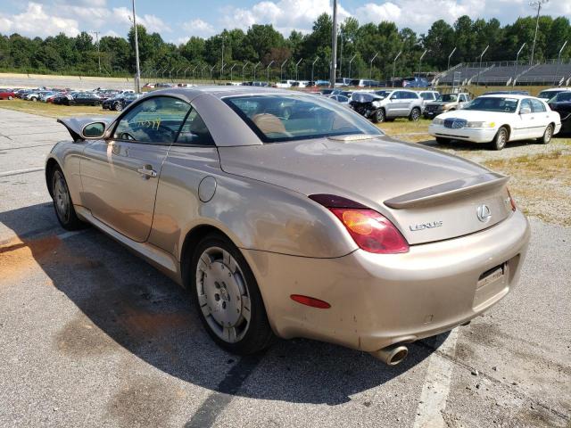 Photo 3 from auction – 2003 LEXUS SC 430 with VIN JTHFN48Y530041871