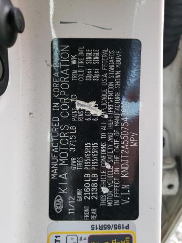 Photo 10 from auction – 2013 KIA SOUL with VIN KNDJT2A55D7543911