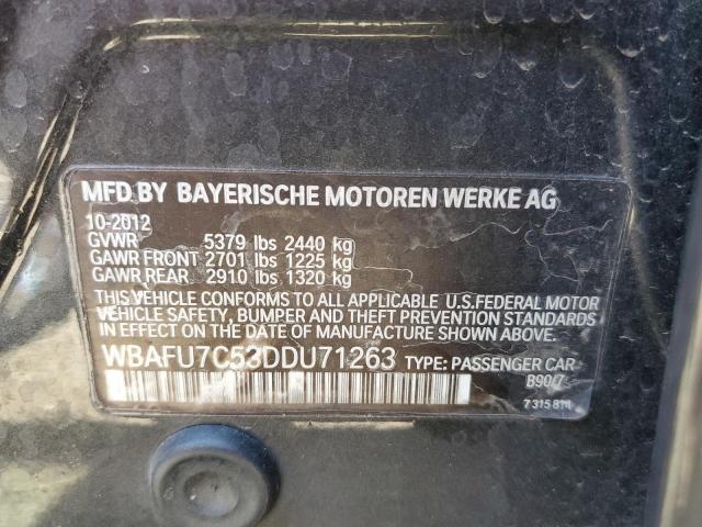 Photo 10 from auction – 2013 BMW 535 XI with VIN WBAFU7C53DDU71263