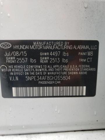 Photo 10 from auction – 2016 HYUNDAI SONATA SPO with VIN 5NPE34AF8GH265804