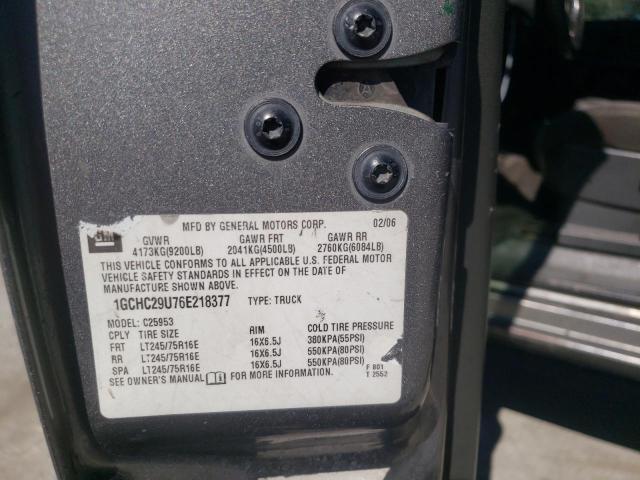 Zdjęcie 10 z aukcji – 2006 CHEVROLET SILVERADO z VIN 1GCHC29U76E218377