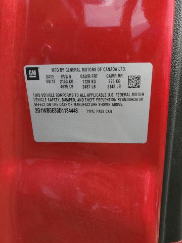 Photo 10 from auction – 2013 CHEVROLET IMPALA LT with VIN 2G1WB5E30D1134448
